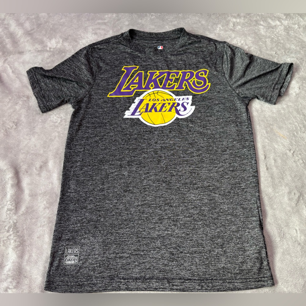Lakers Gray Swim Shirt